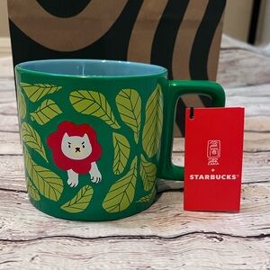 NWT🦁Summer 2024 Starbucks X Monyee Chau Collab Summer Jungle Ceramic Mug